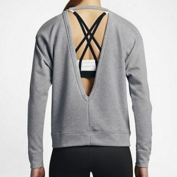 Nike | Tops | Nike Soulcycle Gray Open 